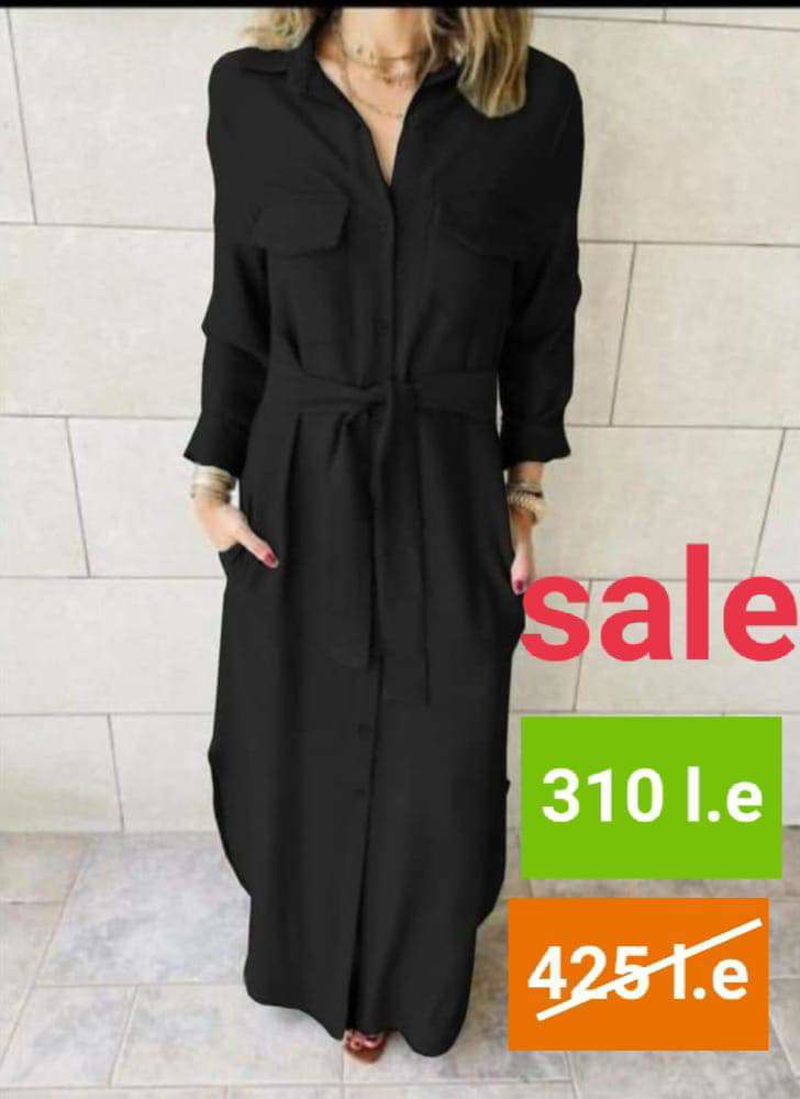 Picture of Trendy long sleeve dress