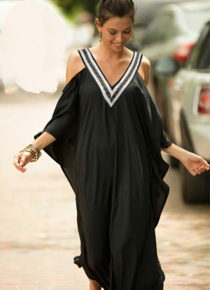 Picture of Trendy V Neck Dress