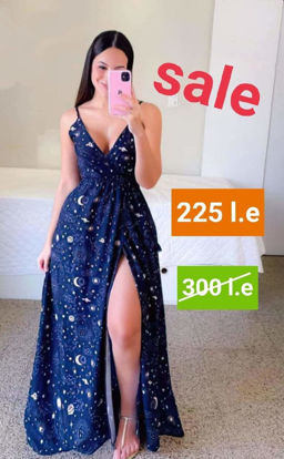 Picture of Sky night cut dress