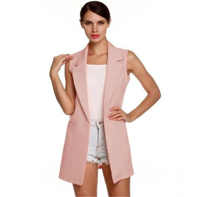 Picture of Business casual women's pink vest