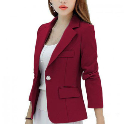 Picture of Red women's formal blazer