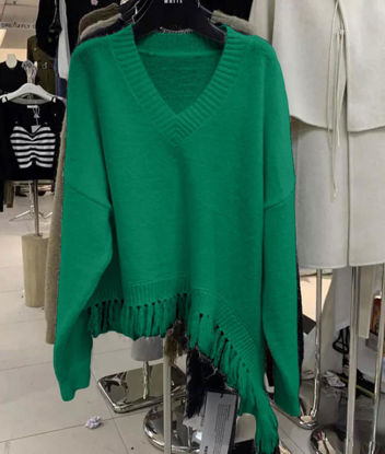 Picture of Women’s casual green  sold  pullover