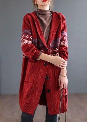Picture of Red  cardigan