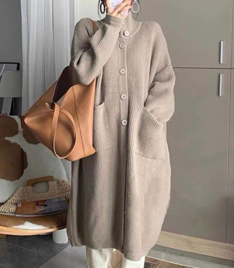 Picture of Long beige cardigan